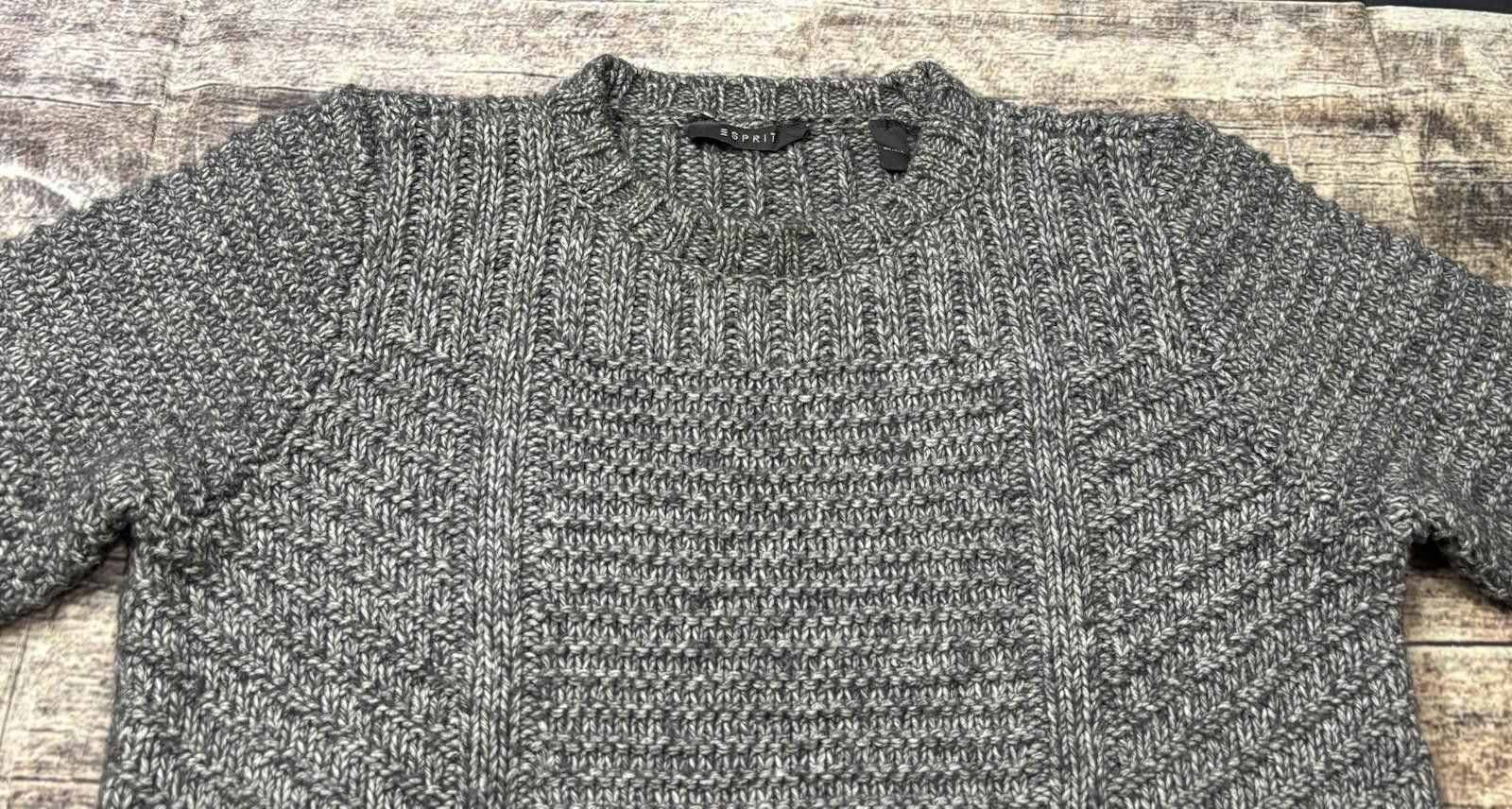 Esprit Esprit Sweater Womens Medium Chunky Knit Wool Alpaca Blend Size M / US 6-8 / IT 42-44 - 4 Thumbnail