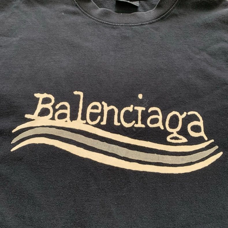 Balenciaga Balenciaga Black hand-painted graffiti wave Coca-Cola shor Size US XS / EU 42 / 0 - 8 Thumbnail