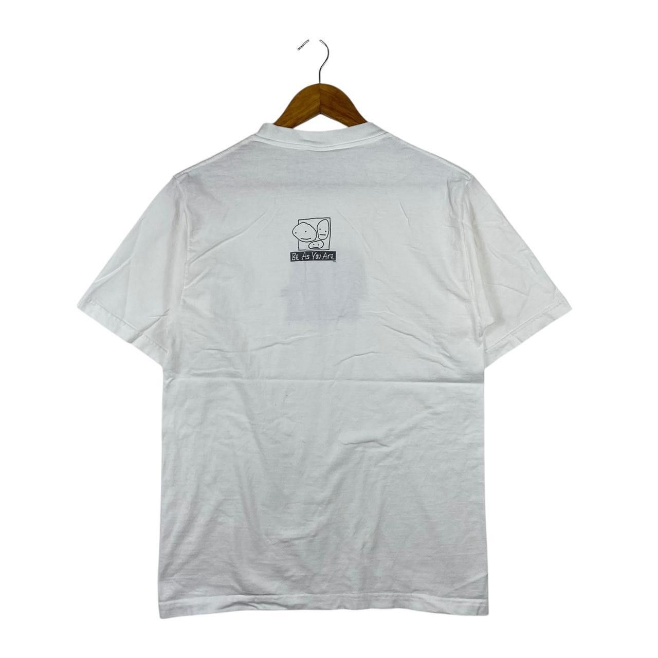 Vintage Vintage 90’ BE AS YOU ARE Coffee Doodle Tee Shirt Size M / US 6-8 / IT 42-44 - 4 Thumbnail