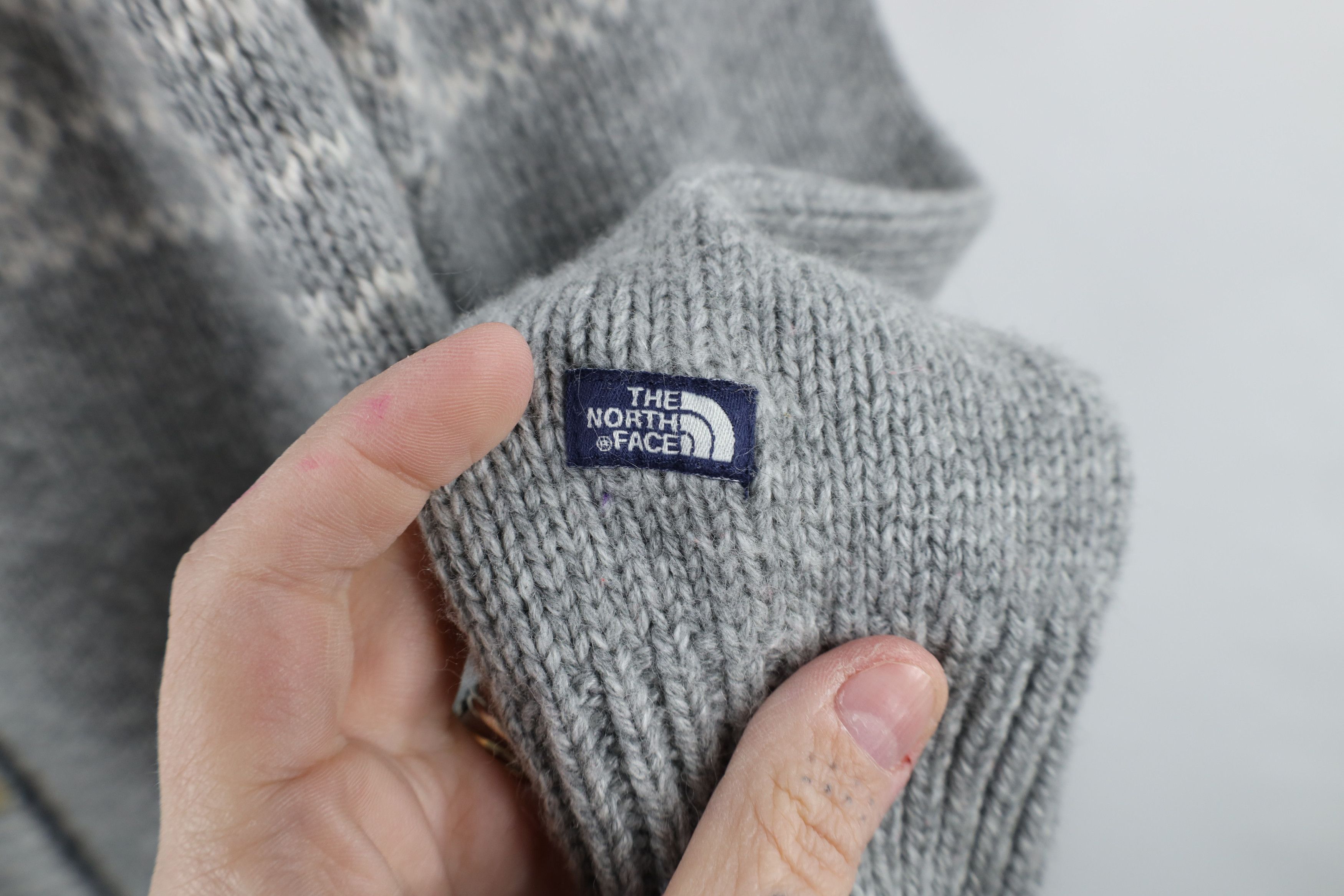 The North Face × Vintage The North Face Blend Knit Fair Isle Button Cardigan Sweater Size S / US 4 / IT 40 - 4 Thumbnail