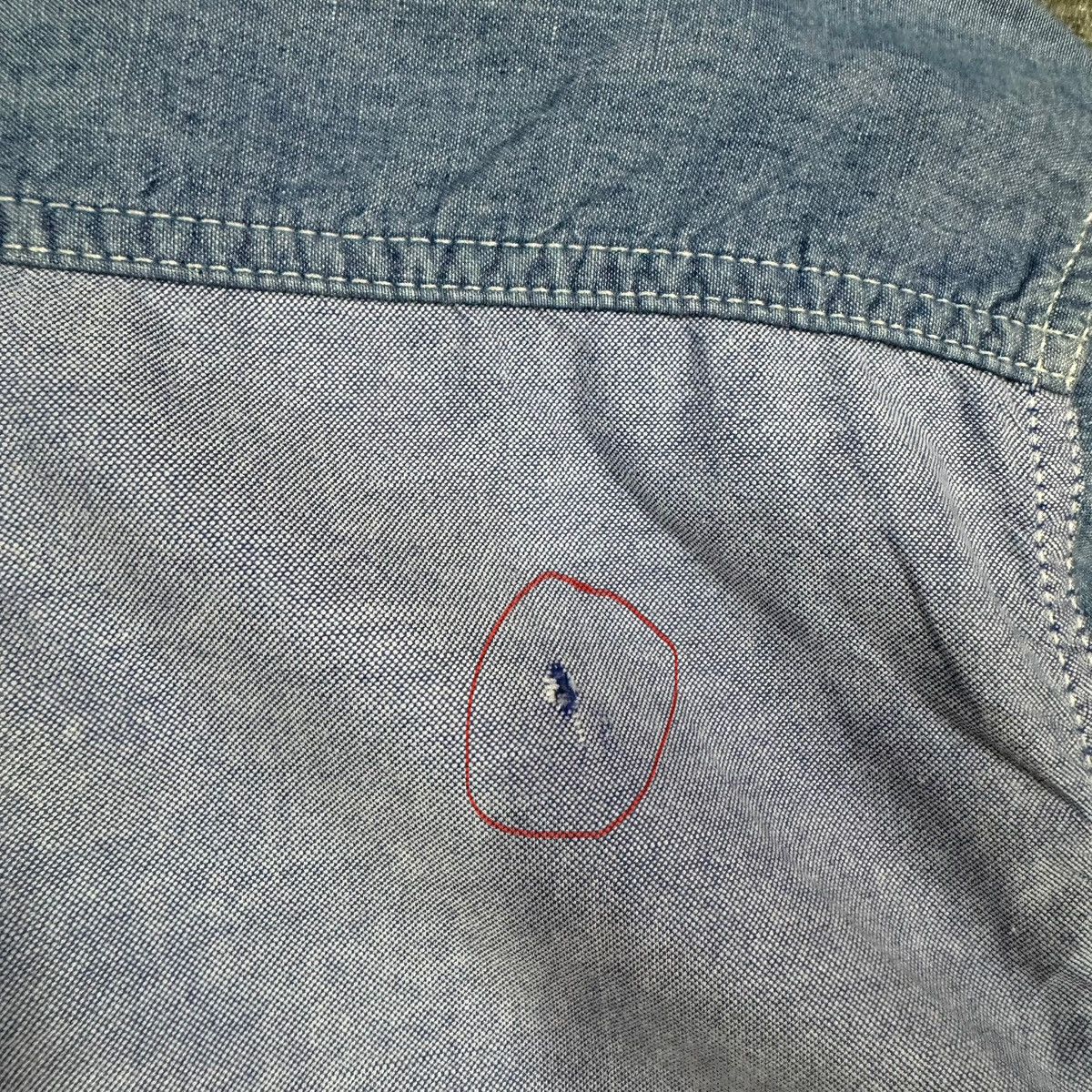 Comme des Garcons Homme Comme Des Garcons Homme Chambray 2 Tone Shirt Button Ups Size US S / EU 44-46 / 1 - 18 Thumbnail