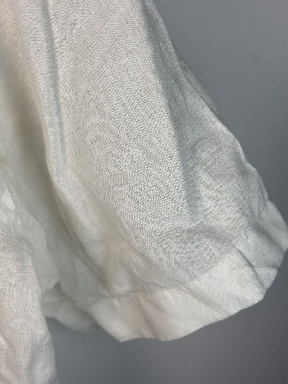 Yves Saint Laurent 100% Linen YSL Shirt White Button Up Size US L / EU 52-54 / 3 - 16 Thumbnail