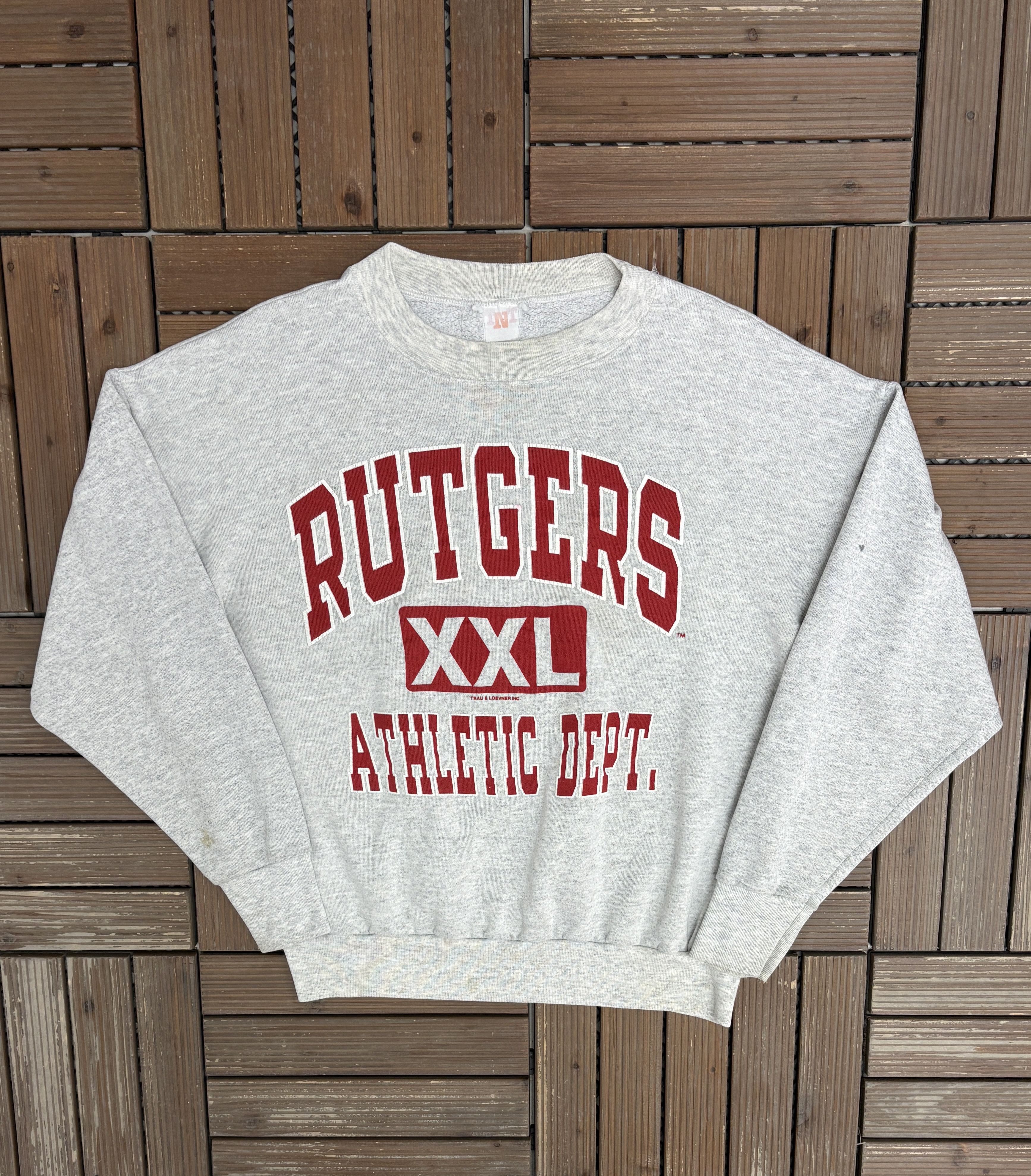 Vintage Rutgers Scarlet Knights Athletic Dept. Vintage Crewneck Size US M / EU 48-50 / 2 - 1 Thumbnail