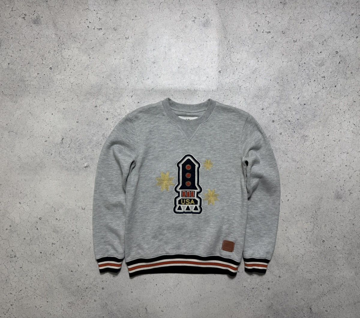 Coach Coach USA Grey Big Logo Luxury Sweatshirt Size US XS / EU 42 / 0 - 2 Thumbnail