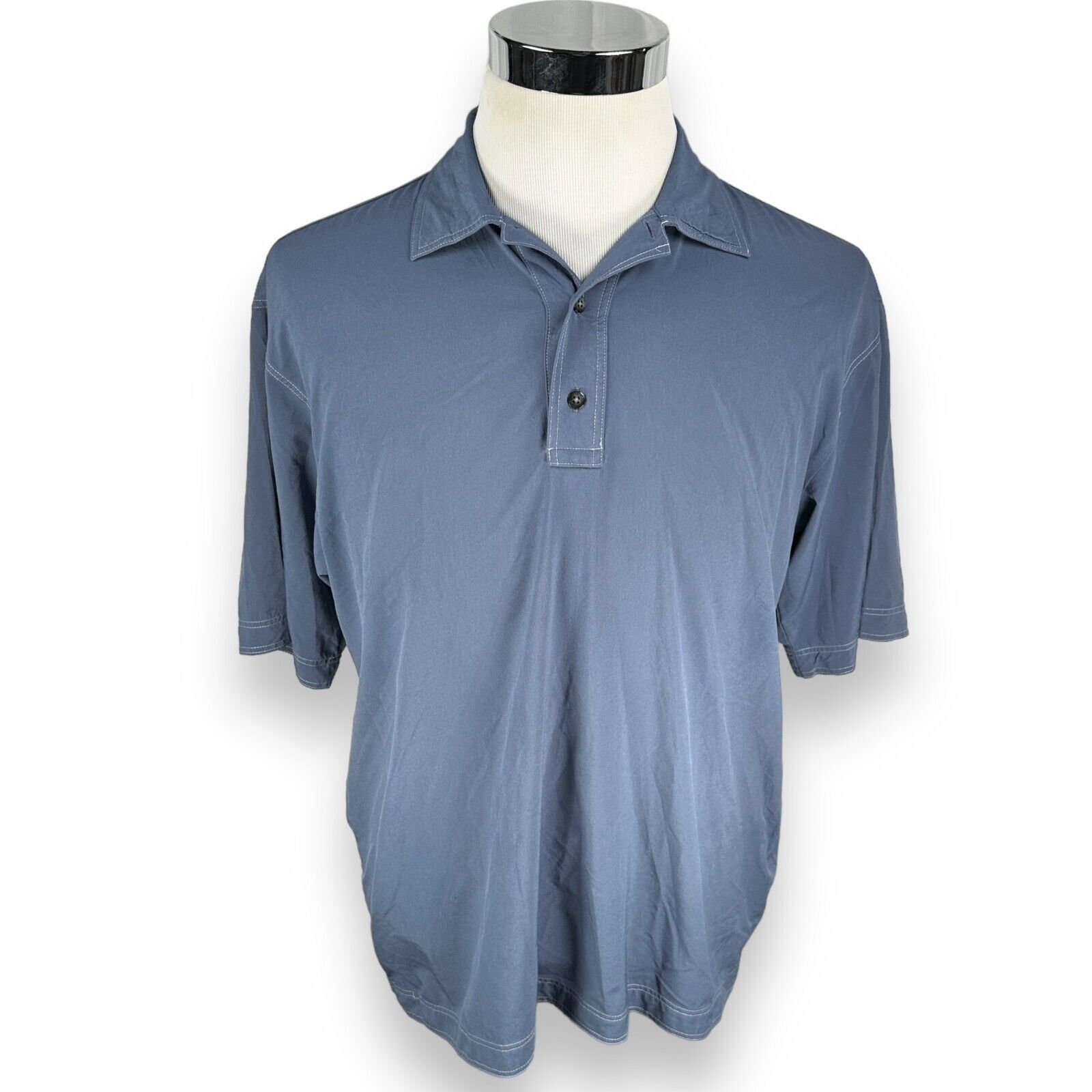 Nike Nike Tiger Woods Polo Shirt Mens Medium Blue Short Sleeve Size US M / EU 48-50 / 2 - 1 Thumbnail