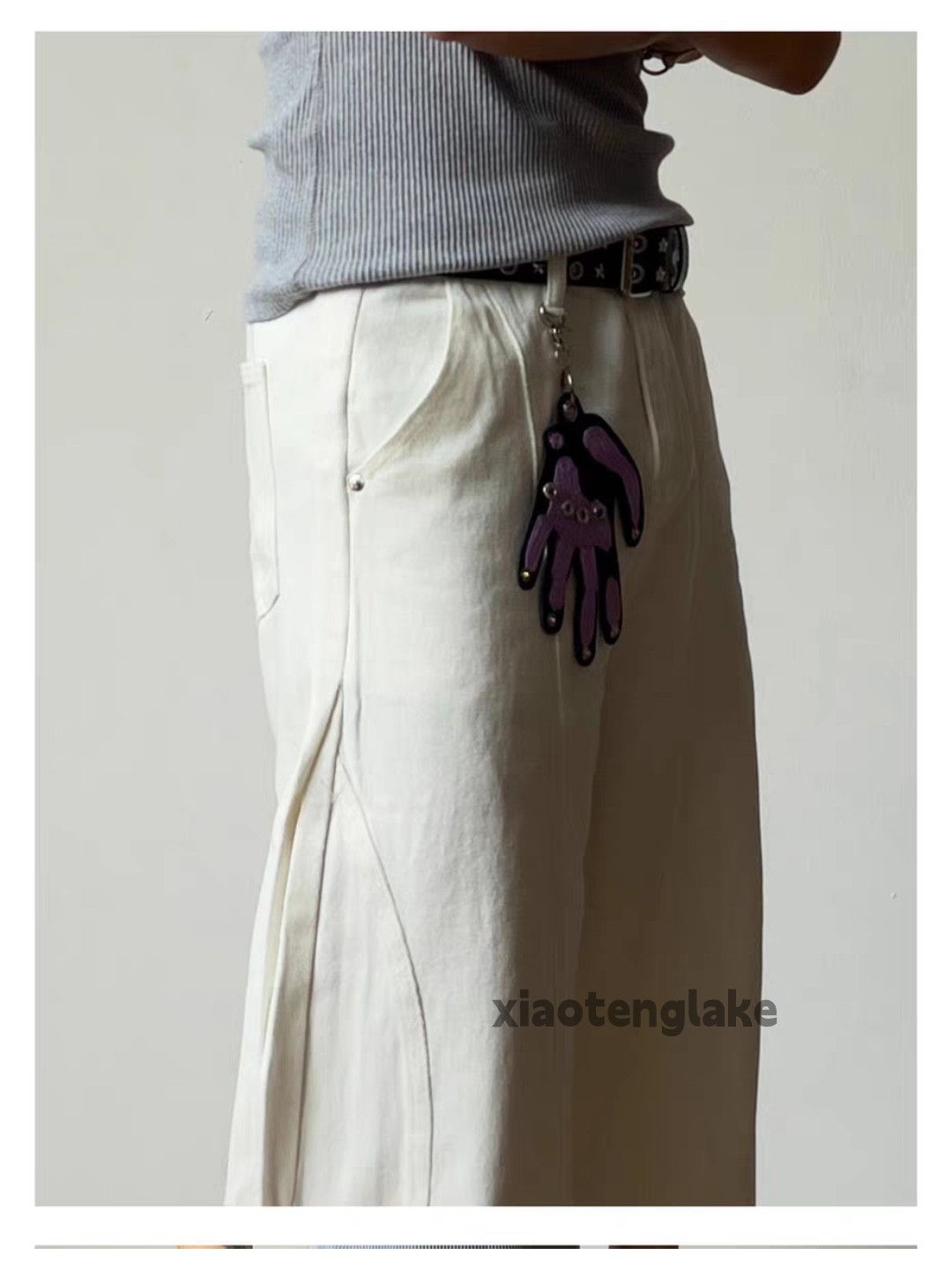 Jean xz utility vintage loose baggy skate hiphop flared jeans Size US 32 / EU 48 - 3 Thumbnail