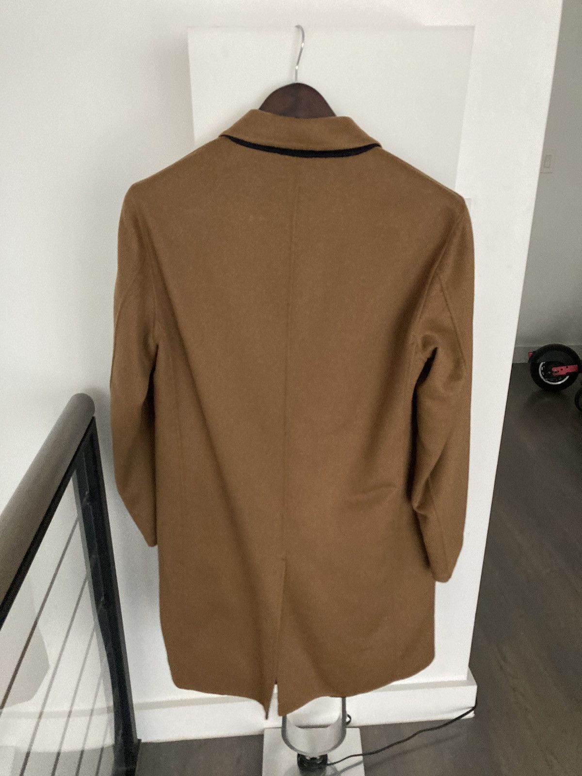 image of Theory Camel Overcoat 40R, Men's (Size Medium)
