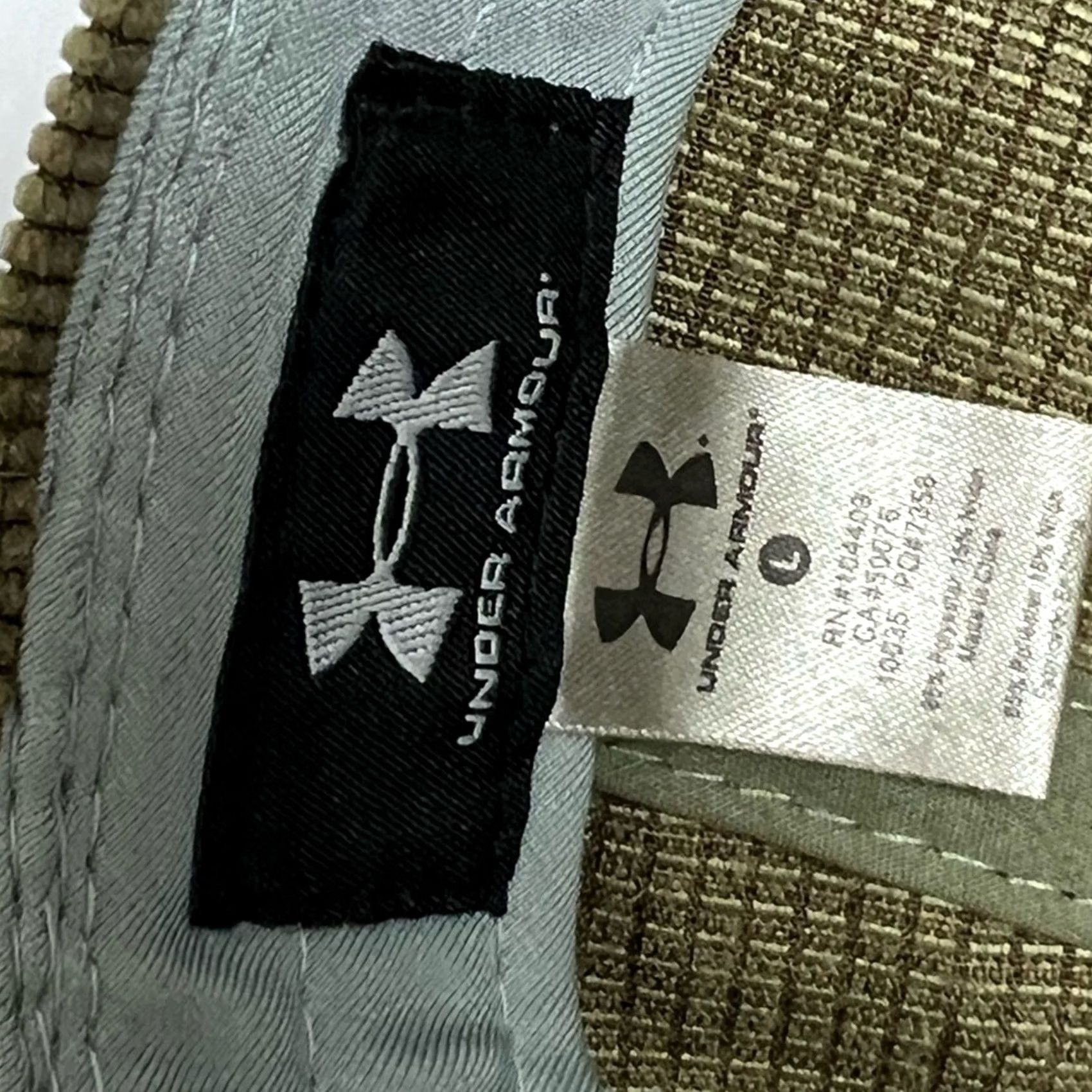 Under Armour Under Armour Hat Mens L Green Corduroy Cap Strap Back Military SHORT BILL Army SIZE Size US 33 - 5 Thumbnail