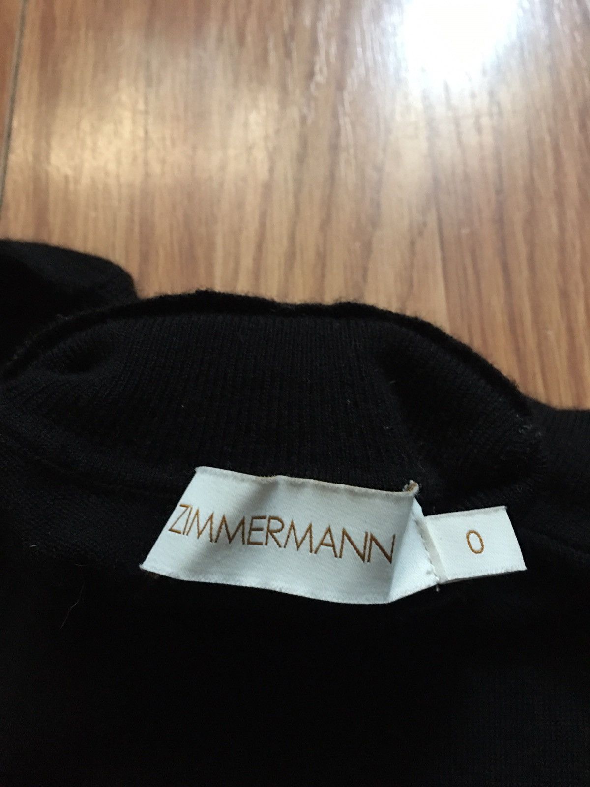 Zimmermann ZIMMERMANN Black Merino Wool Blouson Sweater Size 0 US4 Size S / US 4 / IT 40 - 7 Thumbnail