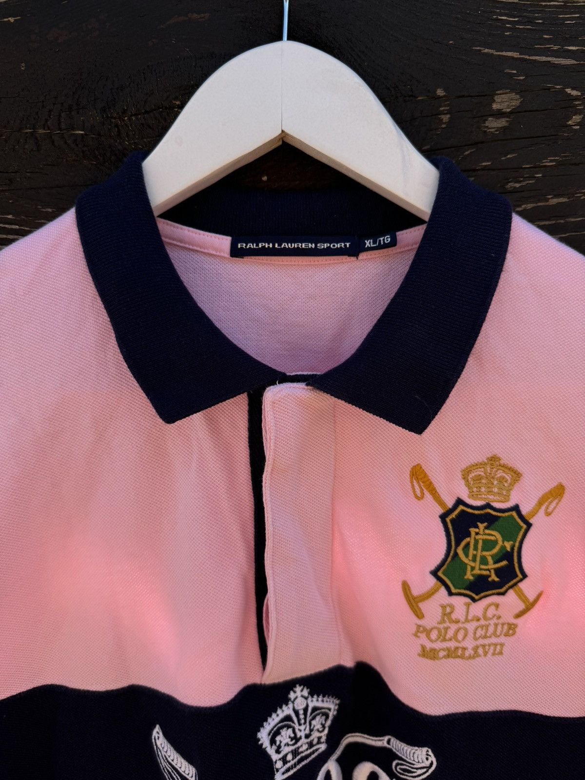 Polo Ralph Lauren Vintage Ralph Lauren y2k polo rugby Chief Keef style pink Size XL / US 12-14 / IT 48-50 - 6 Thumbnail