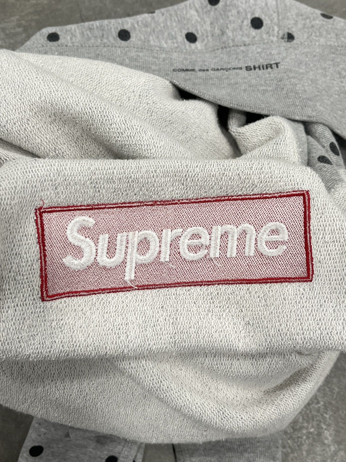 Comme des Garcons SHIRT × Supreme Supreme x CDG Polka Dot Box Logo Hoodie 2012 M Size US M / EU 48-50 / 2 - 5 Thumbnail