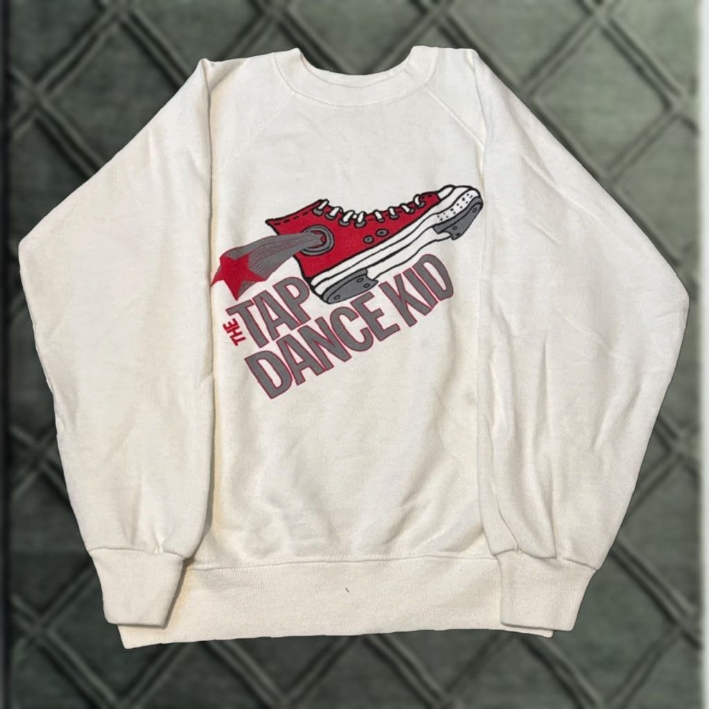 Hanes VINTAGE The Tap Dance Kid Broadway Musical Sweatshirt White Crewneck S 1984 Size US S / EU 44-46 / 1 - 1 Thumbnail