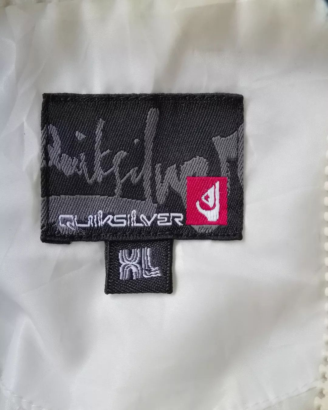 Quiksilver Vintage Rare Quiksilver White Striped Zipper Jacket Size US L / EU 52-54 / 3 - 7 Thumbnail