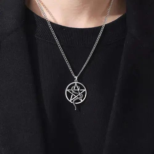 Other Snake Carve Pendant Chain Necklace Size ONE SIZE - 2 Thumbnail