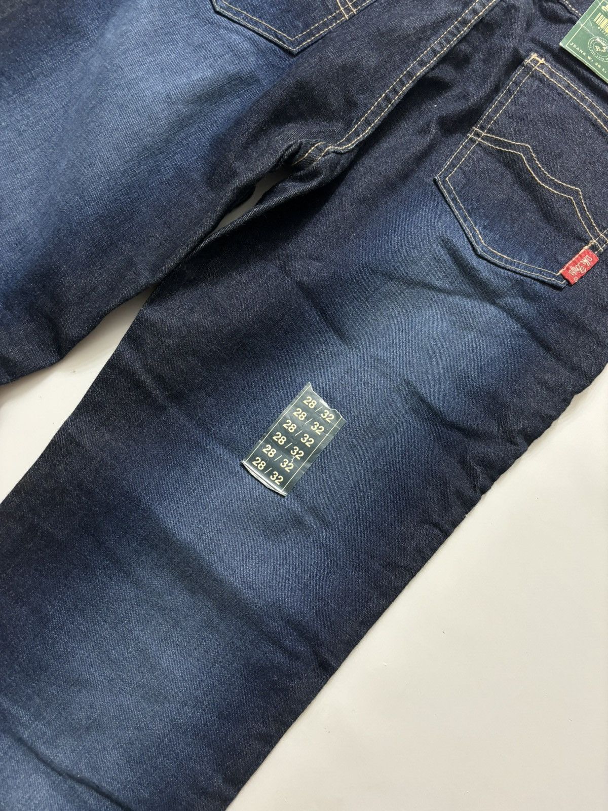 Vintage VINTAGE FLARED MIXED DENIM RETRO PANTS JEANS 00s Y2k Size 28" / US 6 / IT 42 - 8 Thumbnail