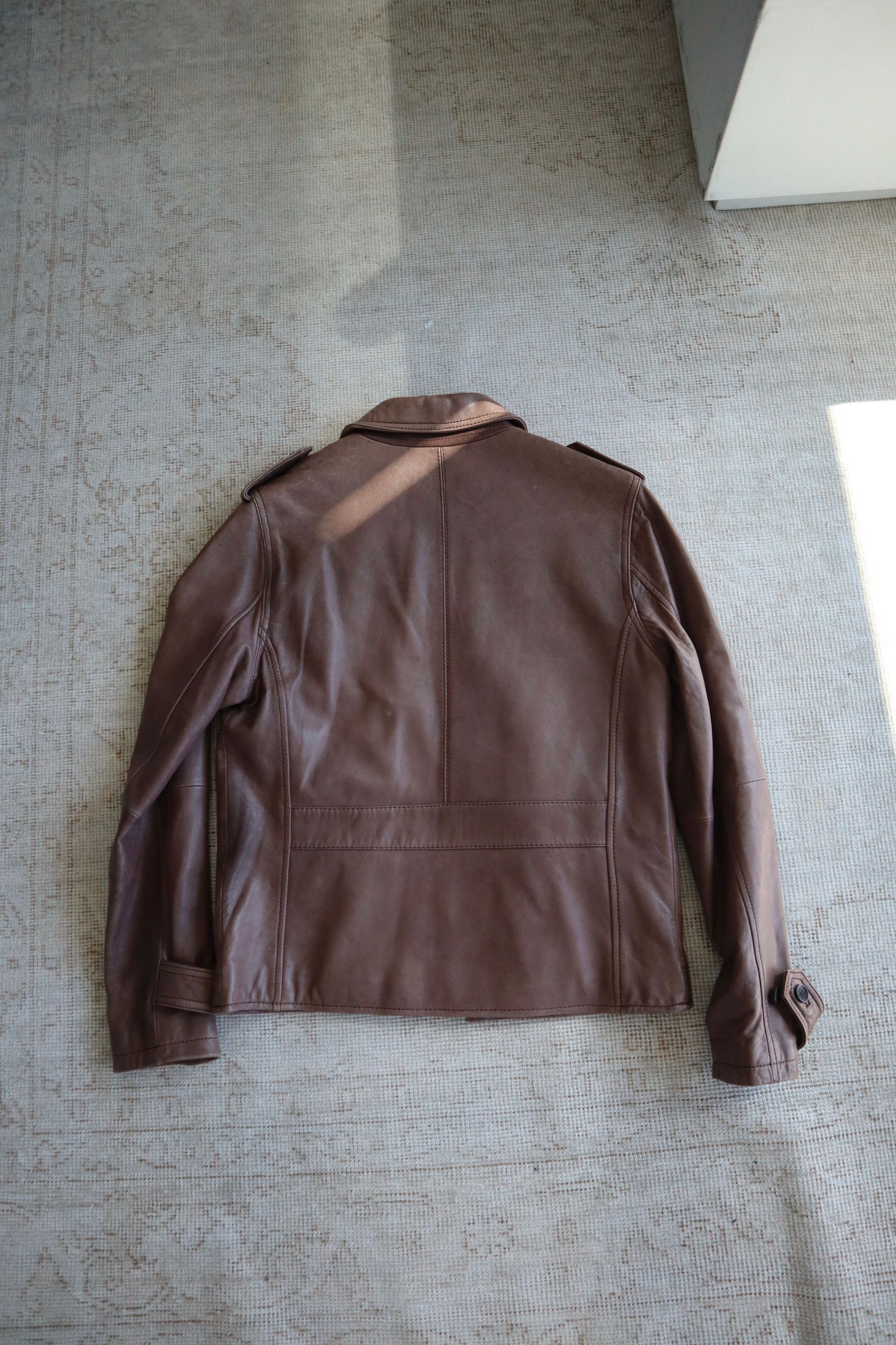 Brooks Brothers Light Weight Leather Jacket Size US S / EU 44-46 / 1 - 11 Thumbnail