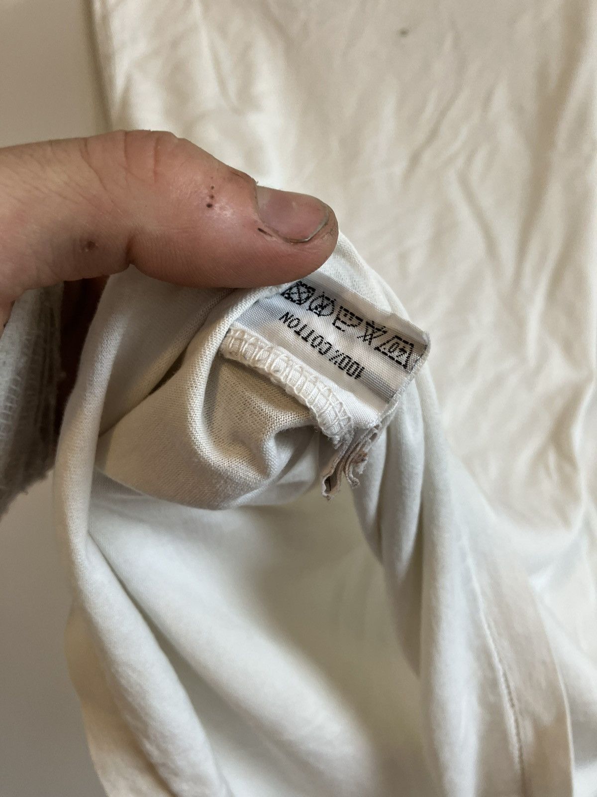 Raf Simons SS04 Cut Neck Long Sleeve Size US S / EU 44-46 / 1 - 7 Thumbnail