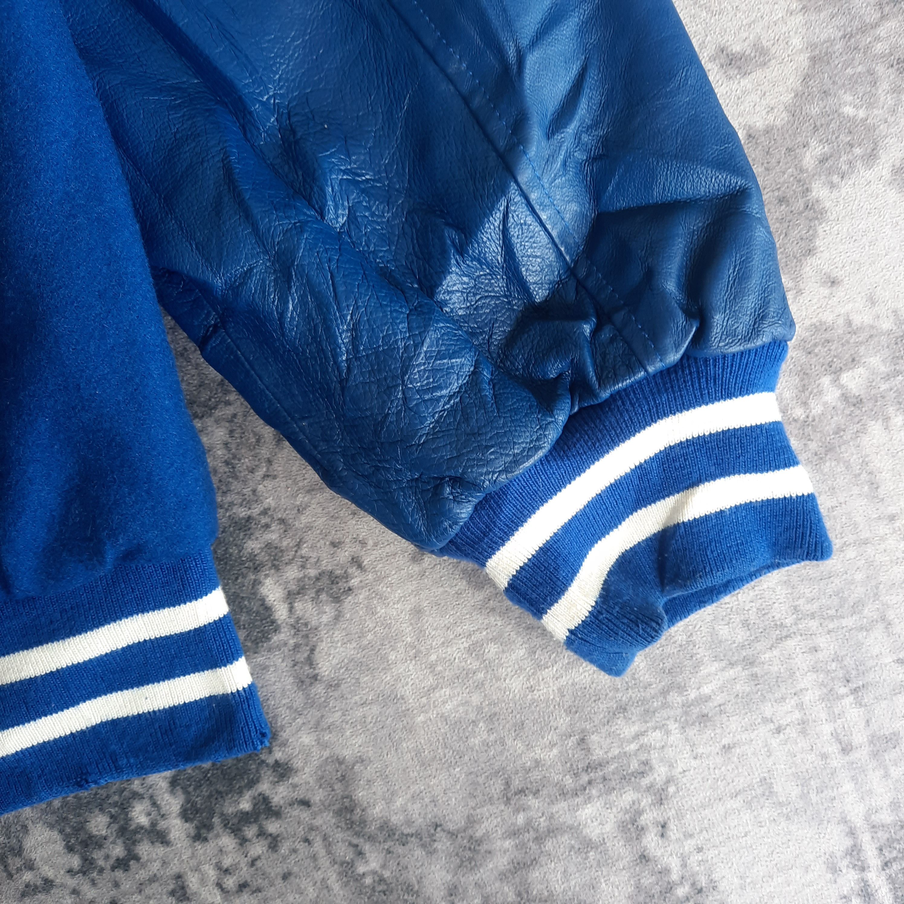 Jeff Hamilton 🌟Vintage La dodgers distressed reversible baseball jacket Size US XL / EU 56 / 4 - 5 Thumbnail