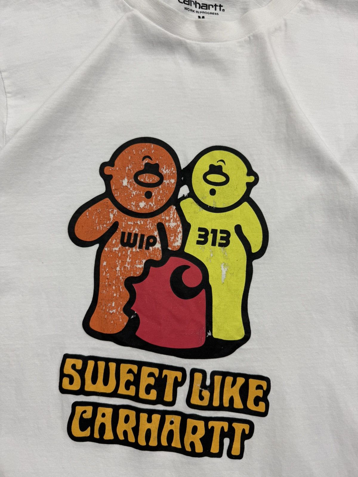 Carhartt Wip Carhartt WIP Big Logo T-Shirt White Tee Y2K Streetwear Skate Size US M / EU 48-50 / 2 - 15 Thumbnail