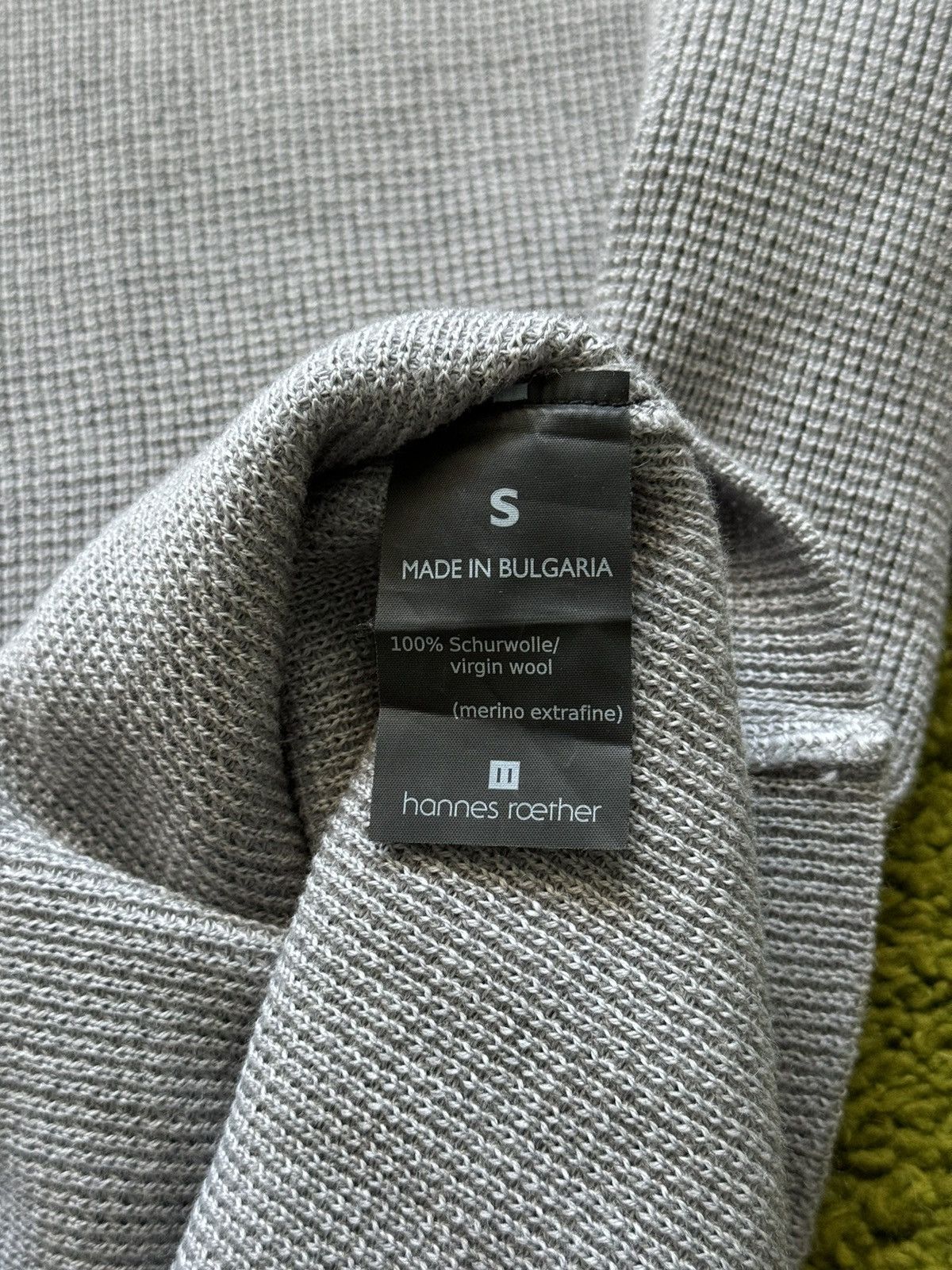 Designer × hannes roether Hannes Roether avant garde 100% wool sweater Size US S / EU 44-46 / 1 - 3 Thumbnail