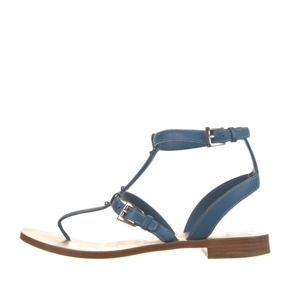 Prada PRADA Saffiano Leather Sandals Size: 9.5 | IT 39.5 Size US 9.5 / IT 39.5 - 2 Thumbnail