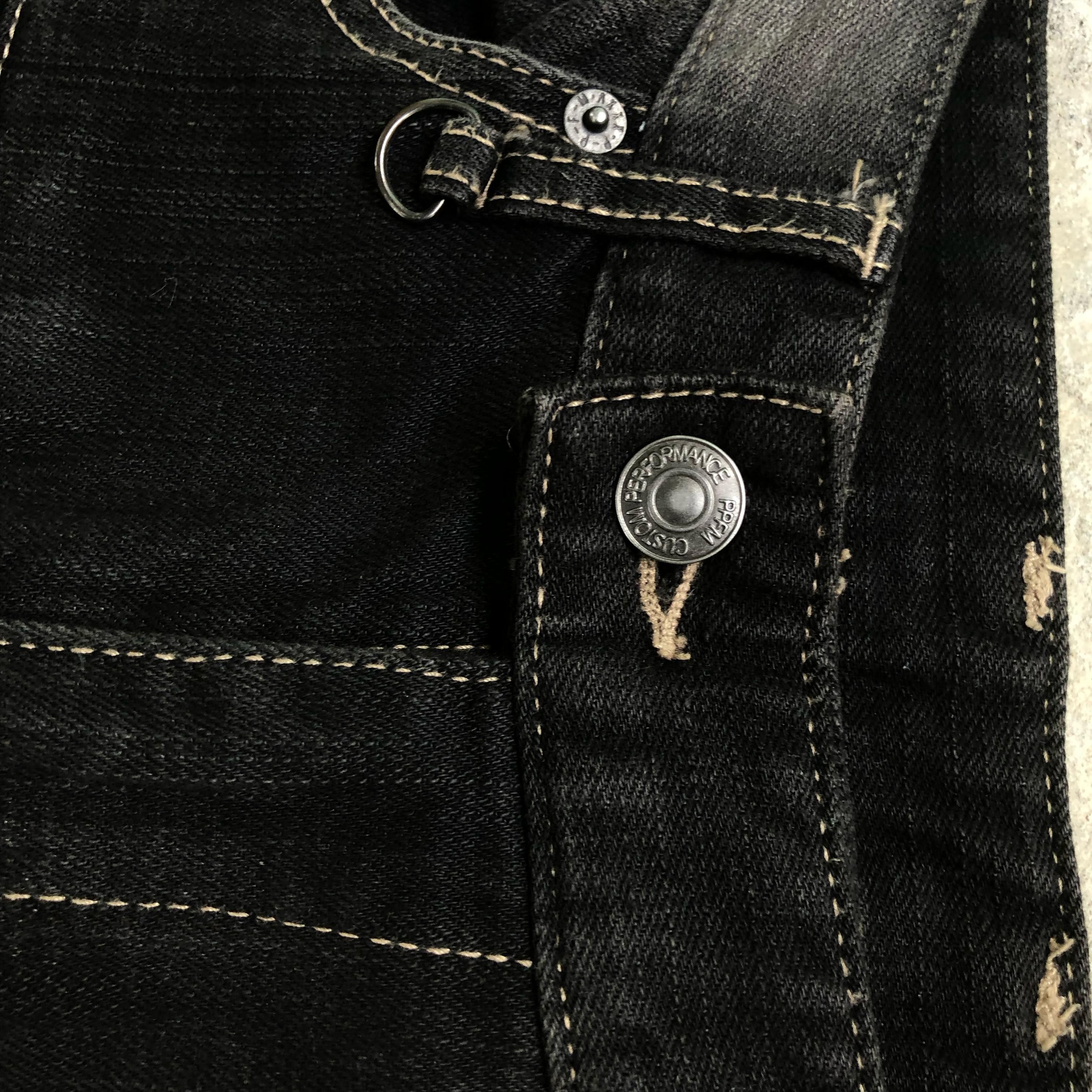 PPFM Ppfm Biker Distressed Jeans Size US 31 - 3 Thumbnail