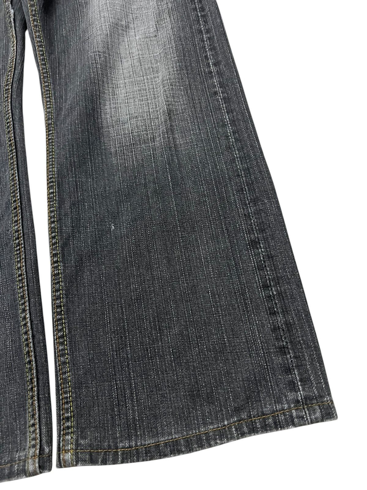 If Six Was Nine 🌈90s Style Denim Craft Japanese Brand Faded Flare Jean Size US 32 / EU 48 - 5 Thumbnail