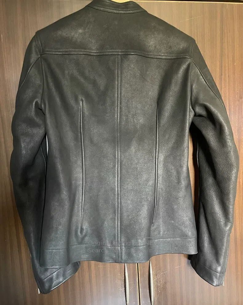 Rick Owens RICK OWENS Black Leather Jacket Size US M / EU 48-50 / 2 - 2 Thumbnail