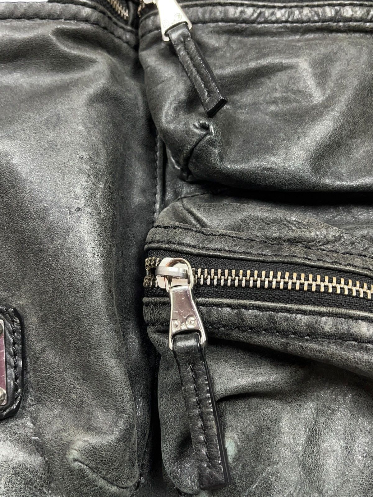 Dolce & Gabbana Dolce & Gabbana Archival Leather Bag Multi Pocket Size ONE SIZE - 5 Thumbnail