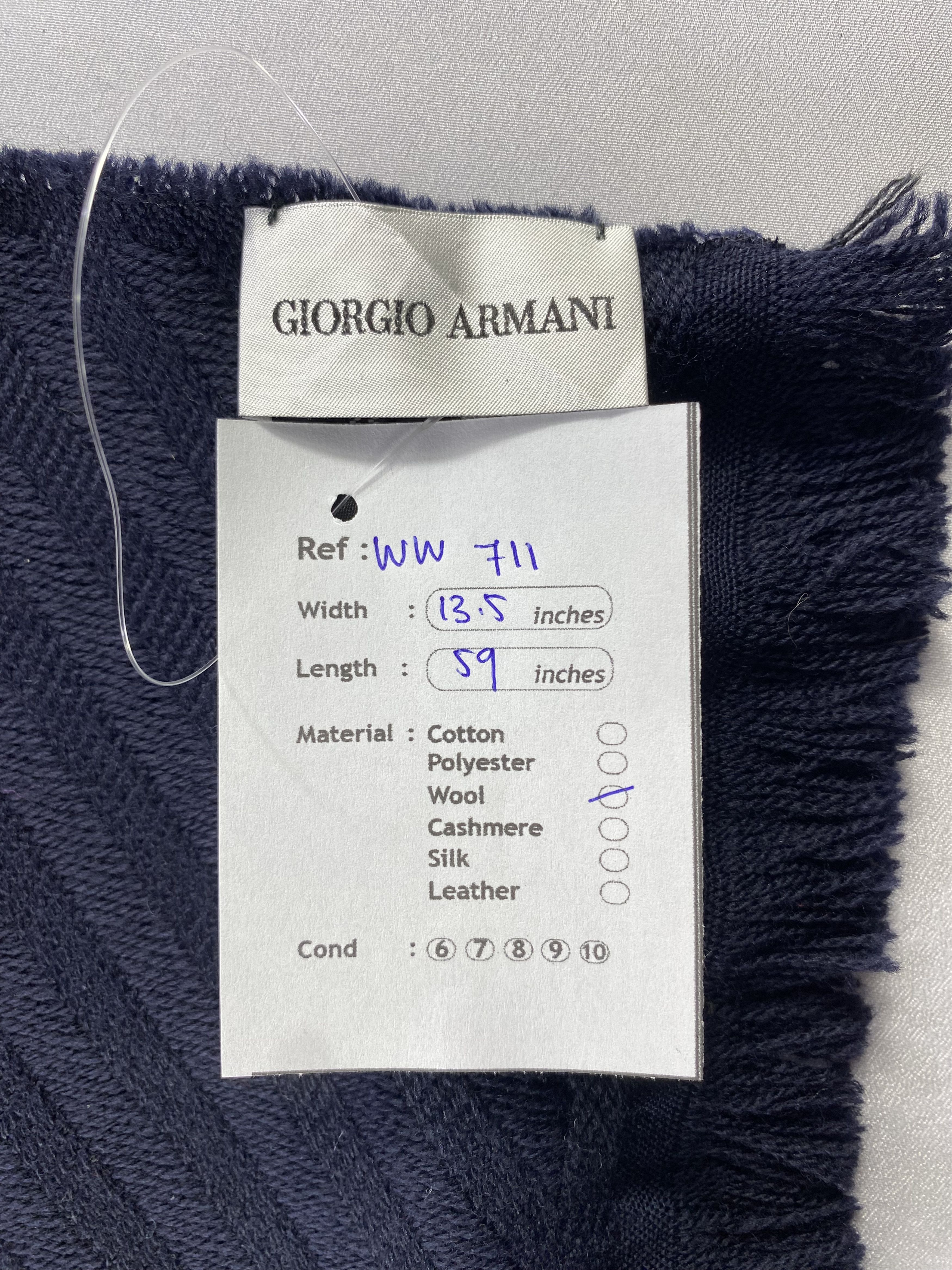 Giorgio Armani × Vintage Giorgio Armani Scarf / Muffler / Neckwear Size ONE SIZE - 8 Thumbnail