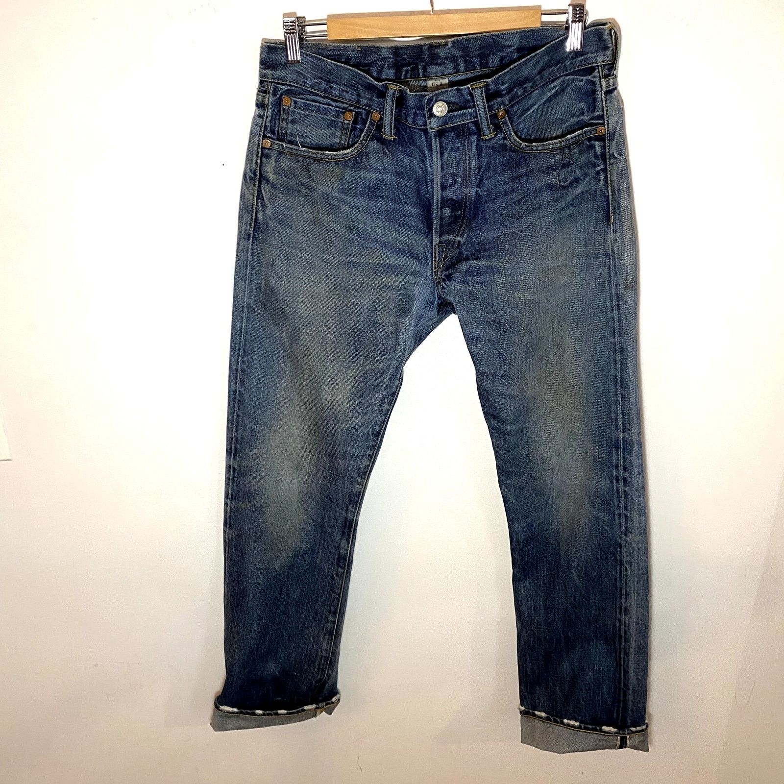 RRL Ralph Lauren RRL Double RL Ralph Lauren Selvedge Slim Boot Jeans 31x30 Size US 31 - 1 Thumbnail
