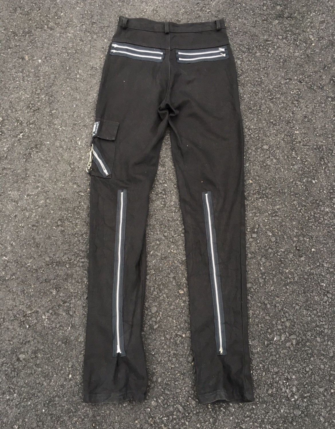 If Six Was Nine × Issey Miyake × Tornado Mart 💥Insane 90s Style Bondage Multi Pocket Zipper Pants Size US 30 / EU 46 - 3 Thumbnail