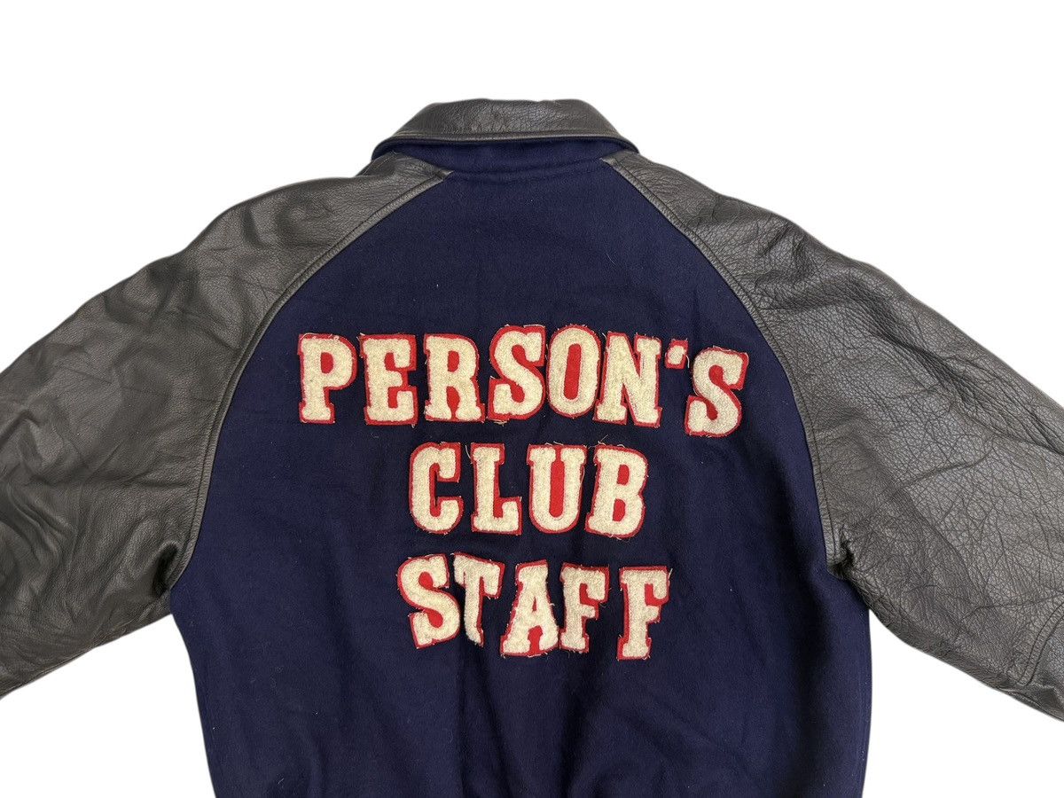 Vintage Vintage 80s Persons Club staff varsity jacket Size US M / EU 48-50 / 2 - 4 Thumbnail