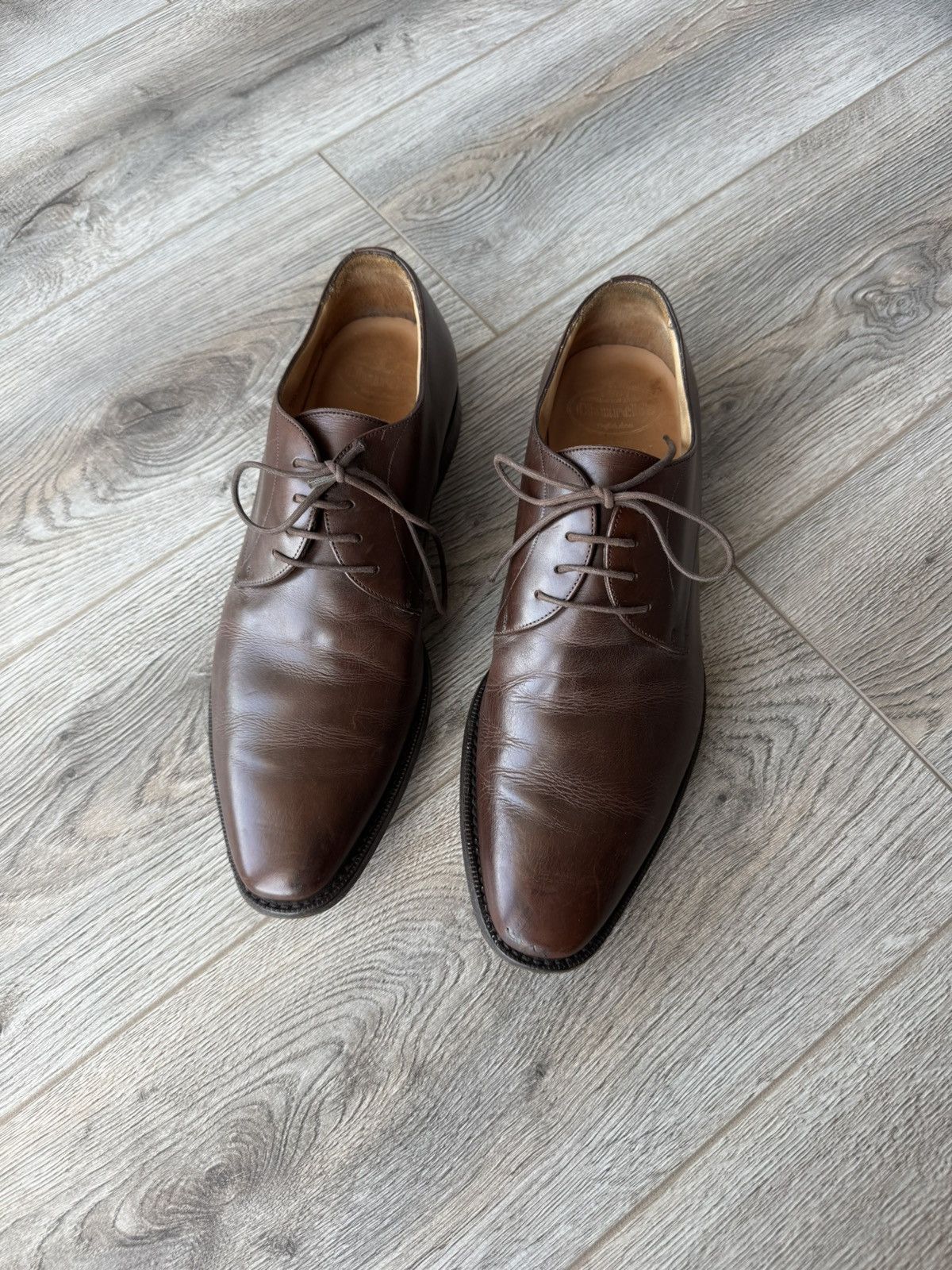 Church's Church's Sawdley Brown Leather Derby Brogue Size US 10 / EU 43 - 2 Thumbnail