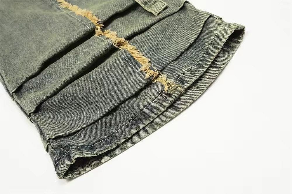 Japanese Brand × Jean Light Wash Multi-pocket Stacked Jeans Size US 30 / EU 46 - 12 Thumbnail