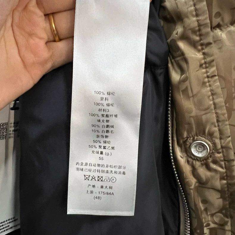 Dior Dior Brown old flower full-print down jacket 2502-Nextarrow Size US M / EU 48-50 / 2 - 4 Thumbnail