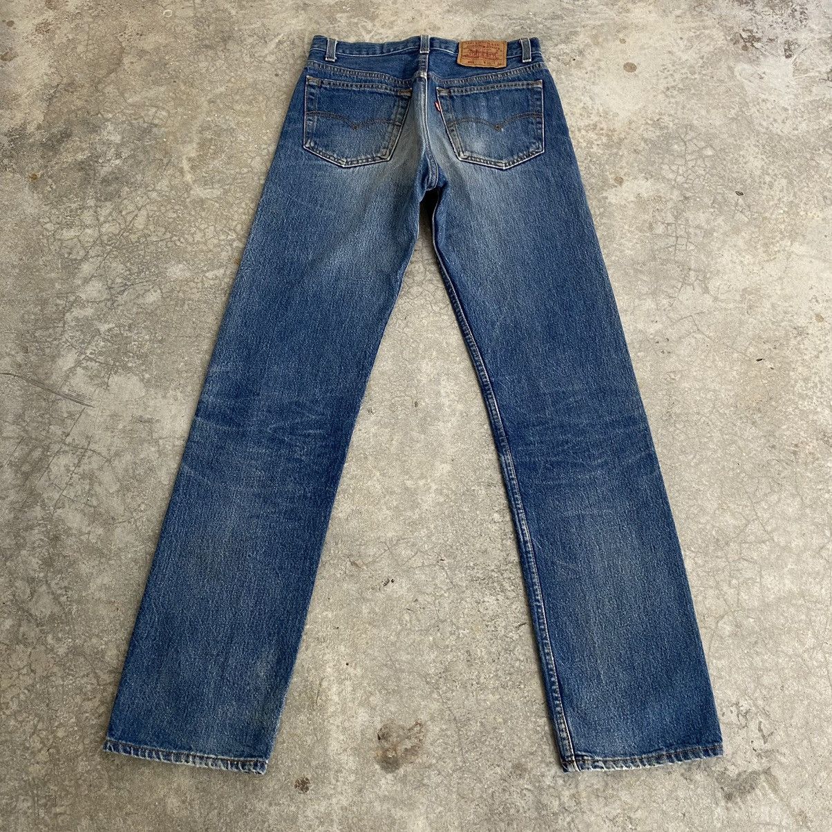 Levi's Size 29x32.5 Vintage 90’s Levis 501 Stonewashed Blue Jeans Size US 29 - 6 Thumbnail