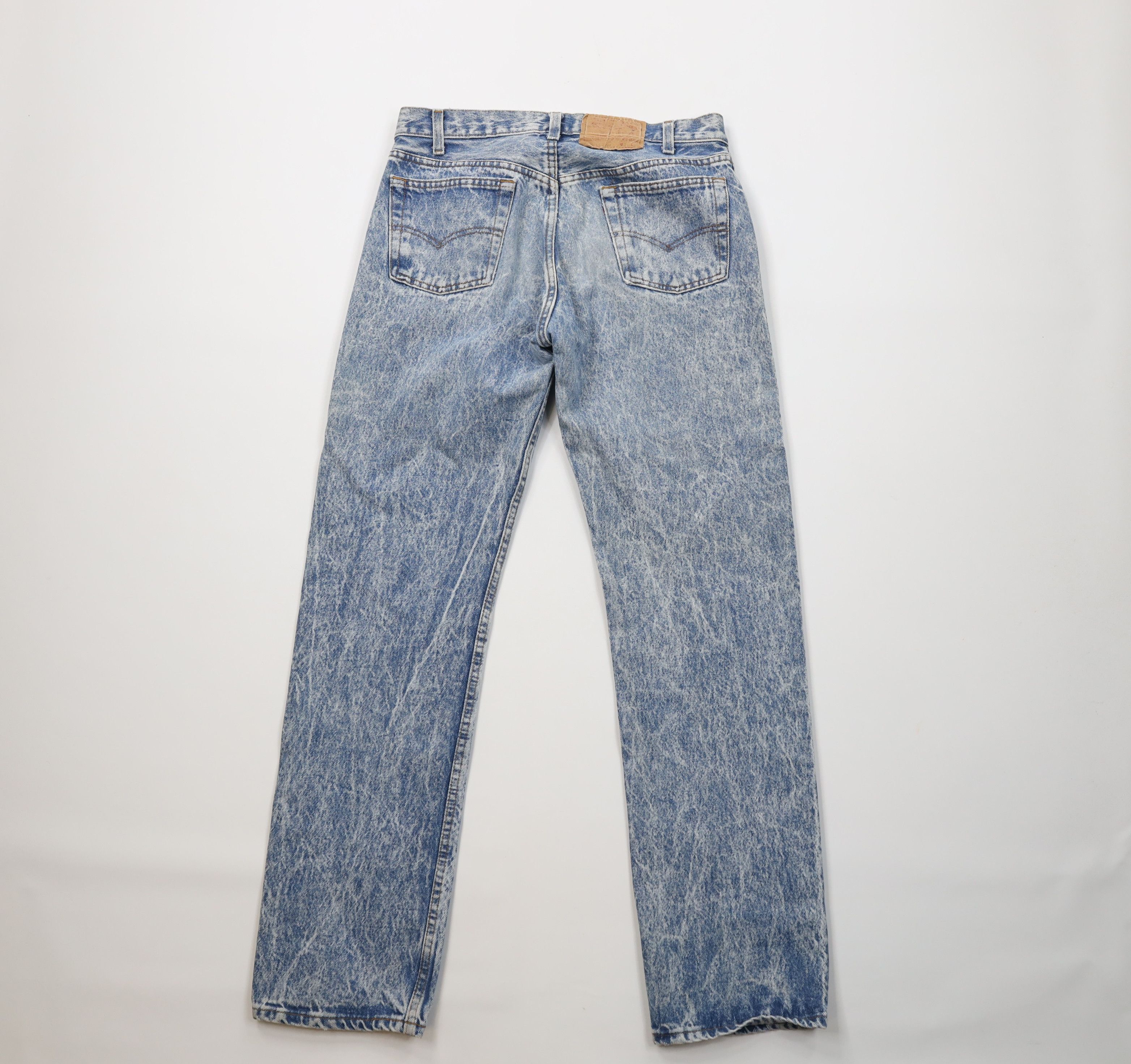 Levi's Vintage 80s Levis 501xx Button Fly Acid Wash Jeans USA Size US 30 / EU 46 - 12 Thumbnail
