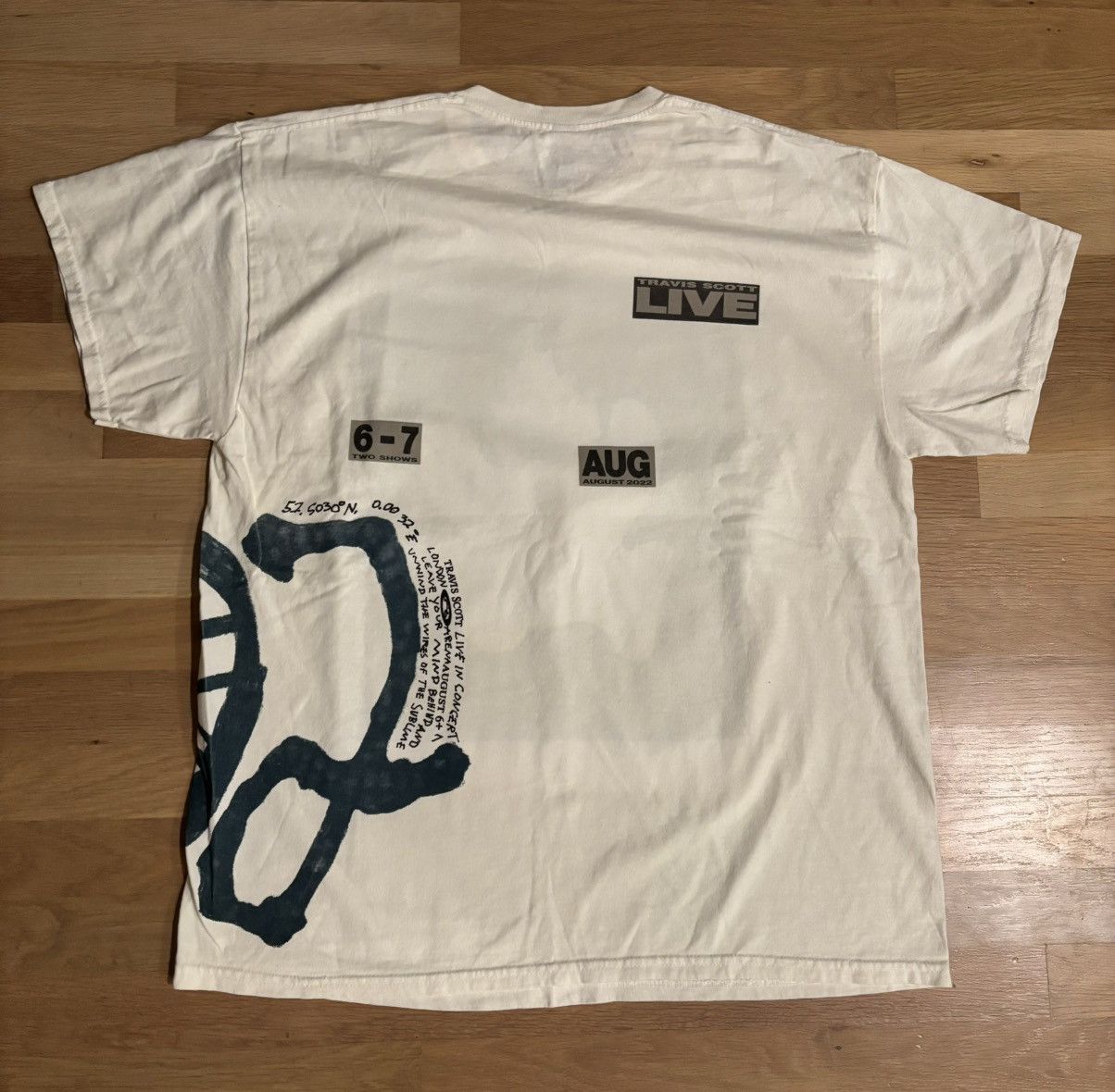 Travis Scott Travis Scott O2 Live Union Jack Tee Size US L / EU 52-54 / 3 - 3 Thumbnail