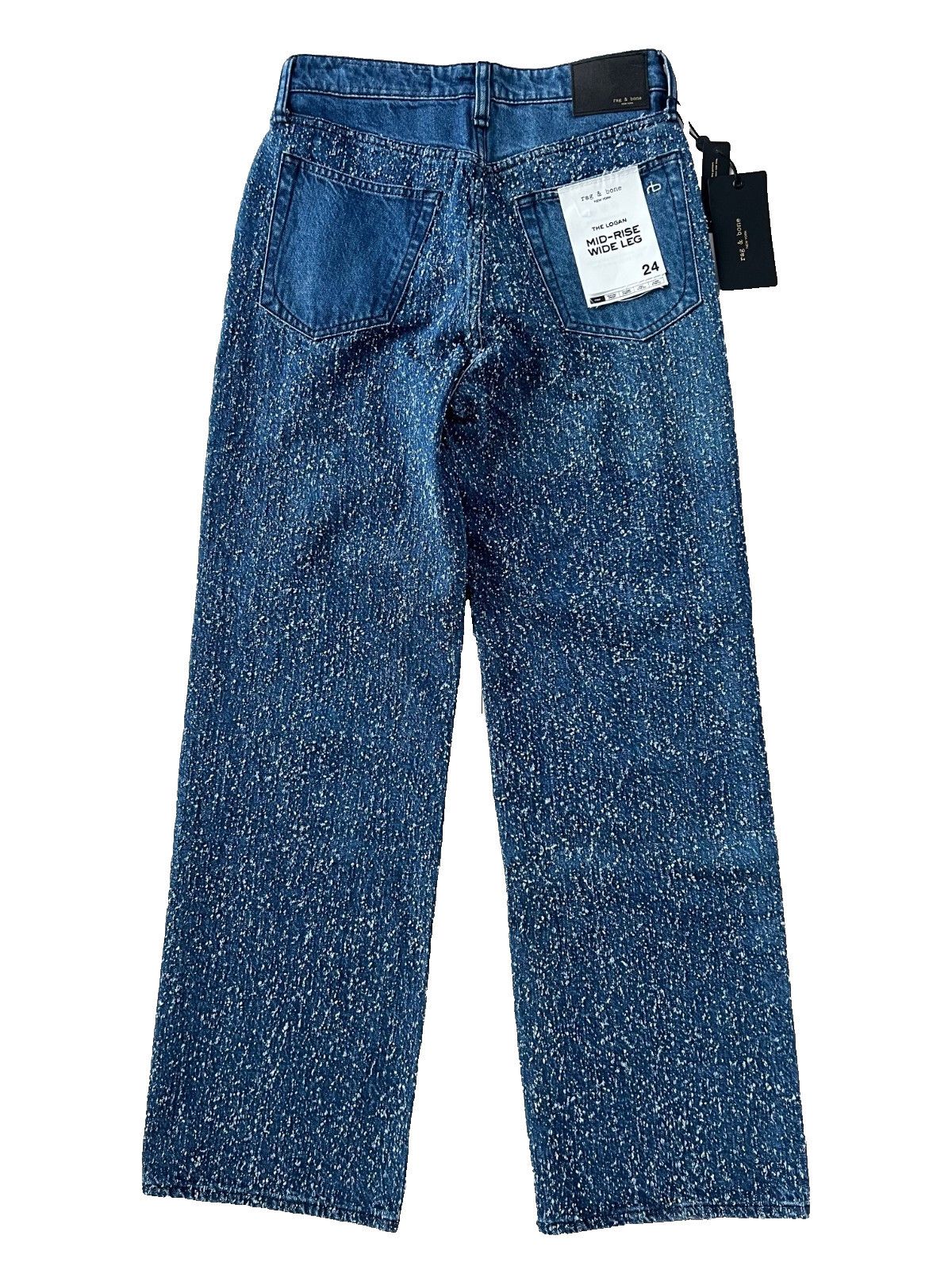 Rag & Bone Rag & Bone New York Logan Tweed Denim Jeans Midtweed ( 24 ) Size 24" / US 00 / IT 34 - 6 Thumbnail