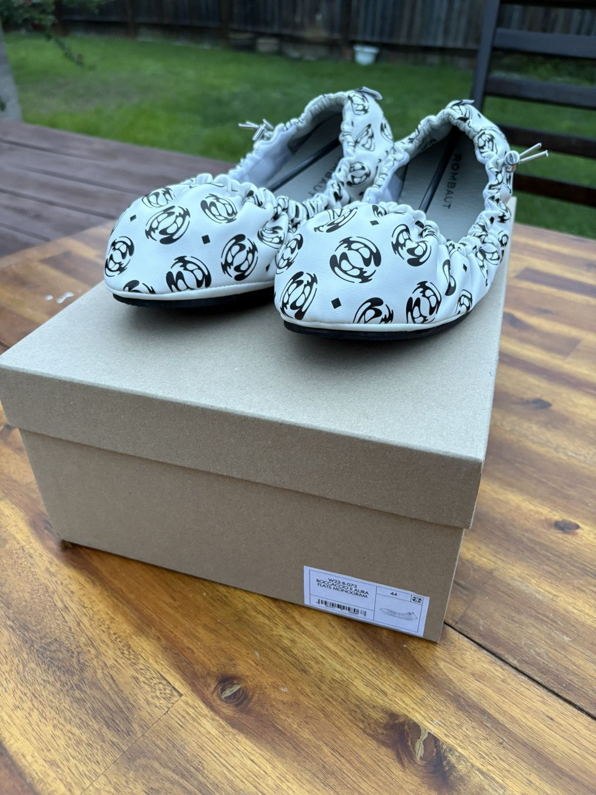 Rombaut Rombaut Ballet Flat Monogram size EU 44 (US 10.5) Size US 10.5 / EU 43-44 - 1 Thumbnail