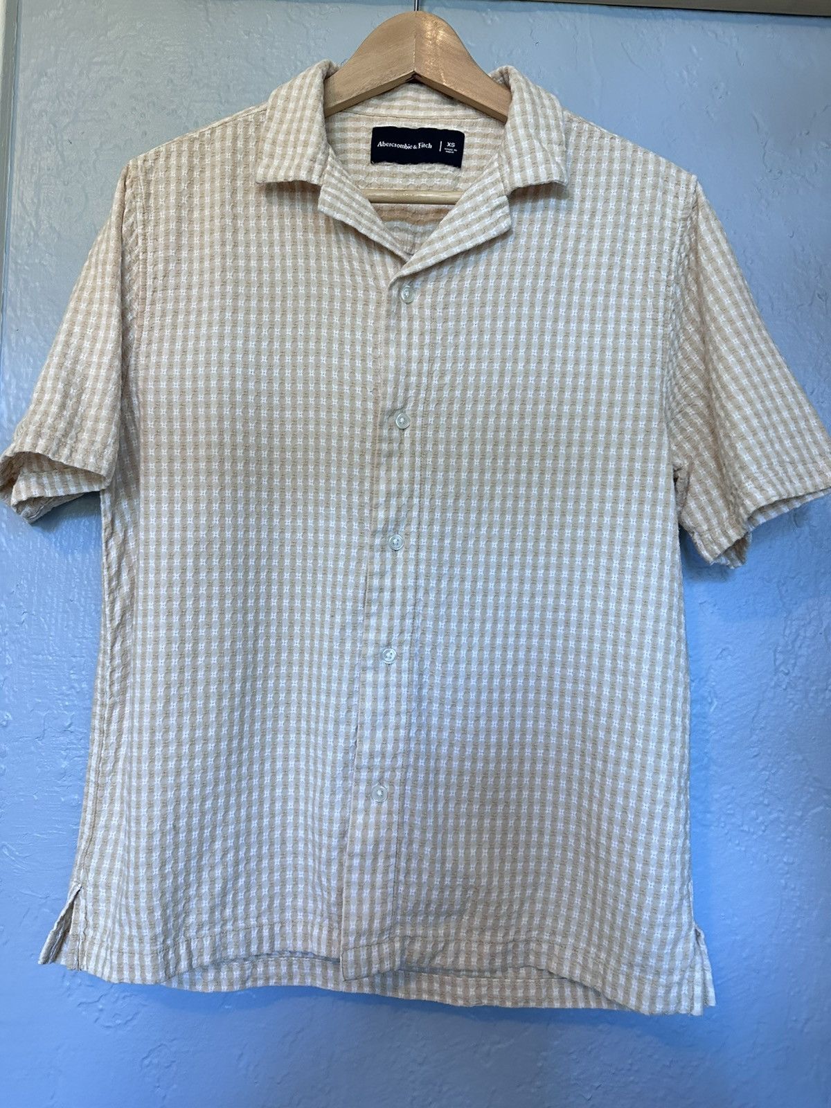 Abercrombie & Fitch Camp Collar Knit Shirt Size US S / EU 44-46 / 1 - 1 Thumbnail