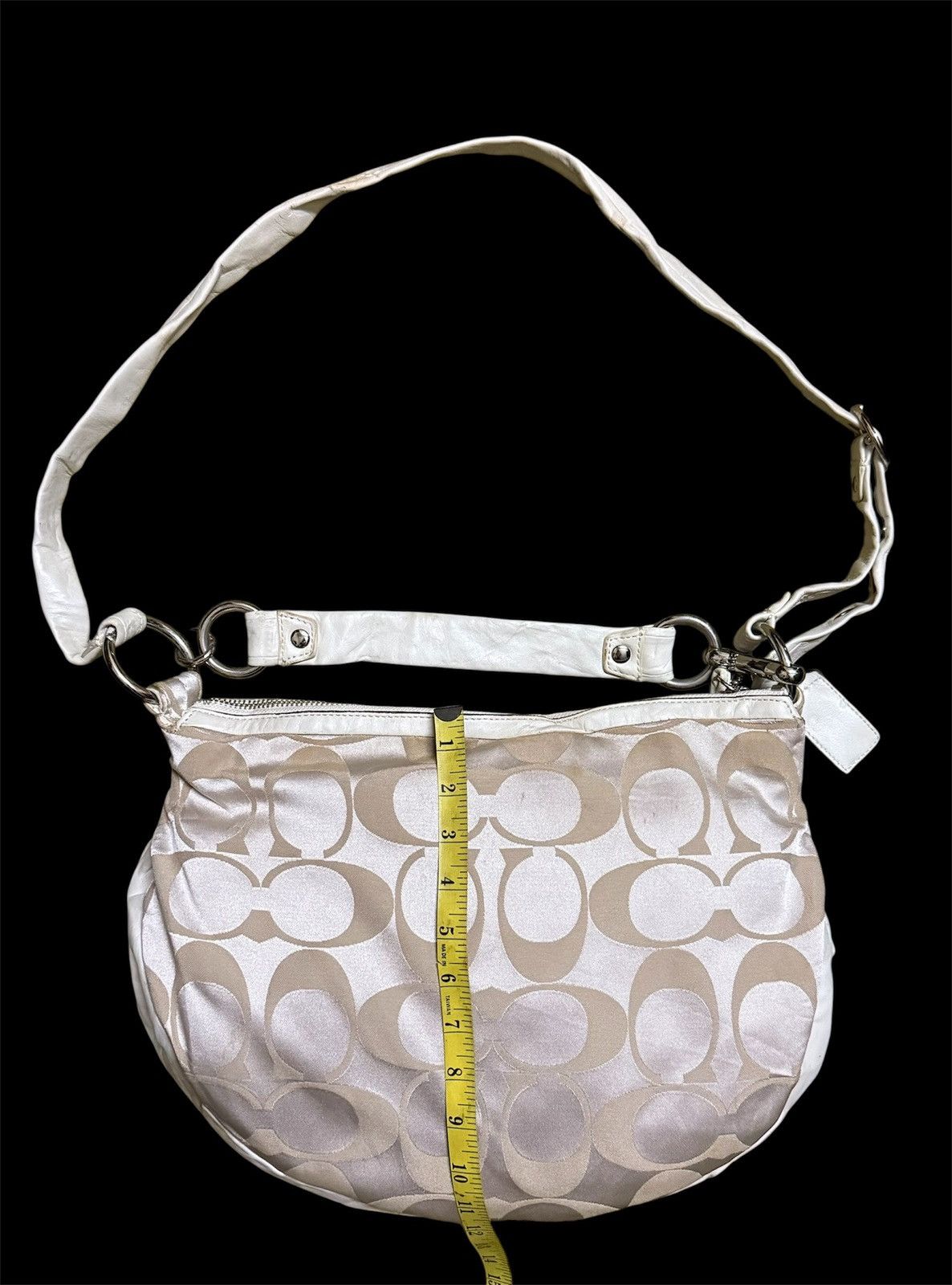 Coach Coach Ali Signature Hobo Canvas and Leather 2way Size ONE SIZE - 3 Thumbnail