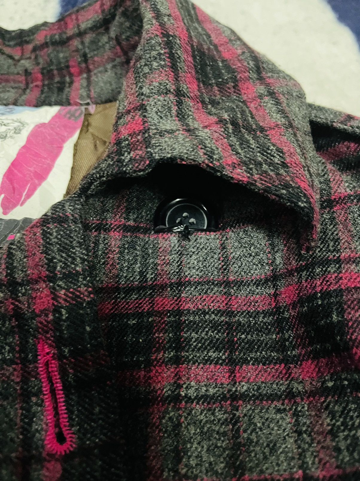 If Six Was Nine × Japanese Brand × Le Grande Bleu (L.G.B.) Royal Camp Double Collar Punk Wool Jacket (09) Size M / US 6-8 / IT 42-44 - 12 Thumbnail