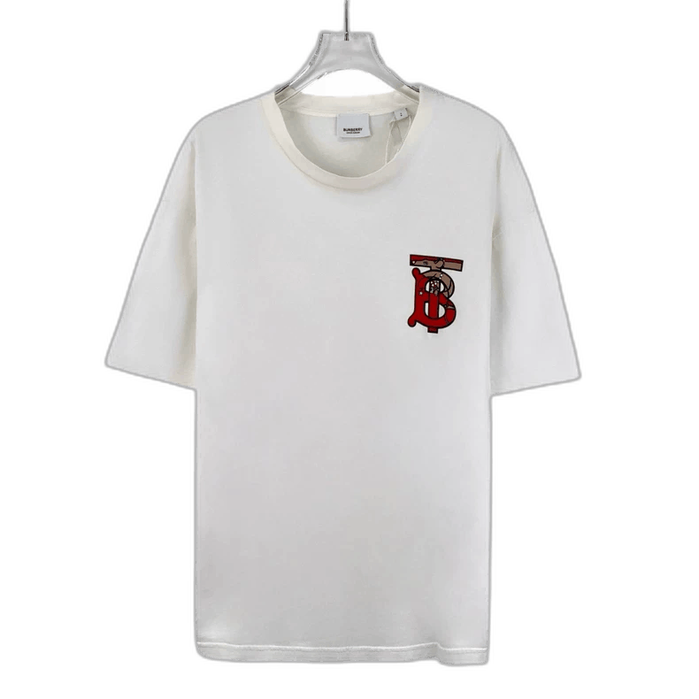 Burberry Burberry White Cotton Round Neck T-Shirt Size S / US 4 / IT 40 - 1 Thumbnail