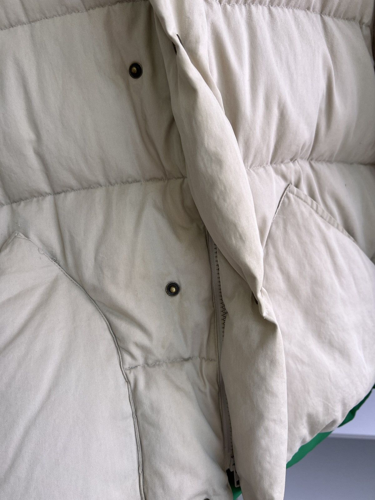 Designer × Vintage VINTAGE chevignon Unlimited PUFFER jacket down duvet leather Size US XL / EU 56 / 4 - 13 Thumbnail