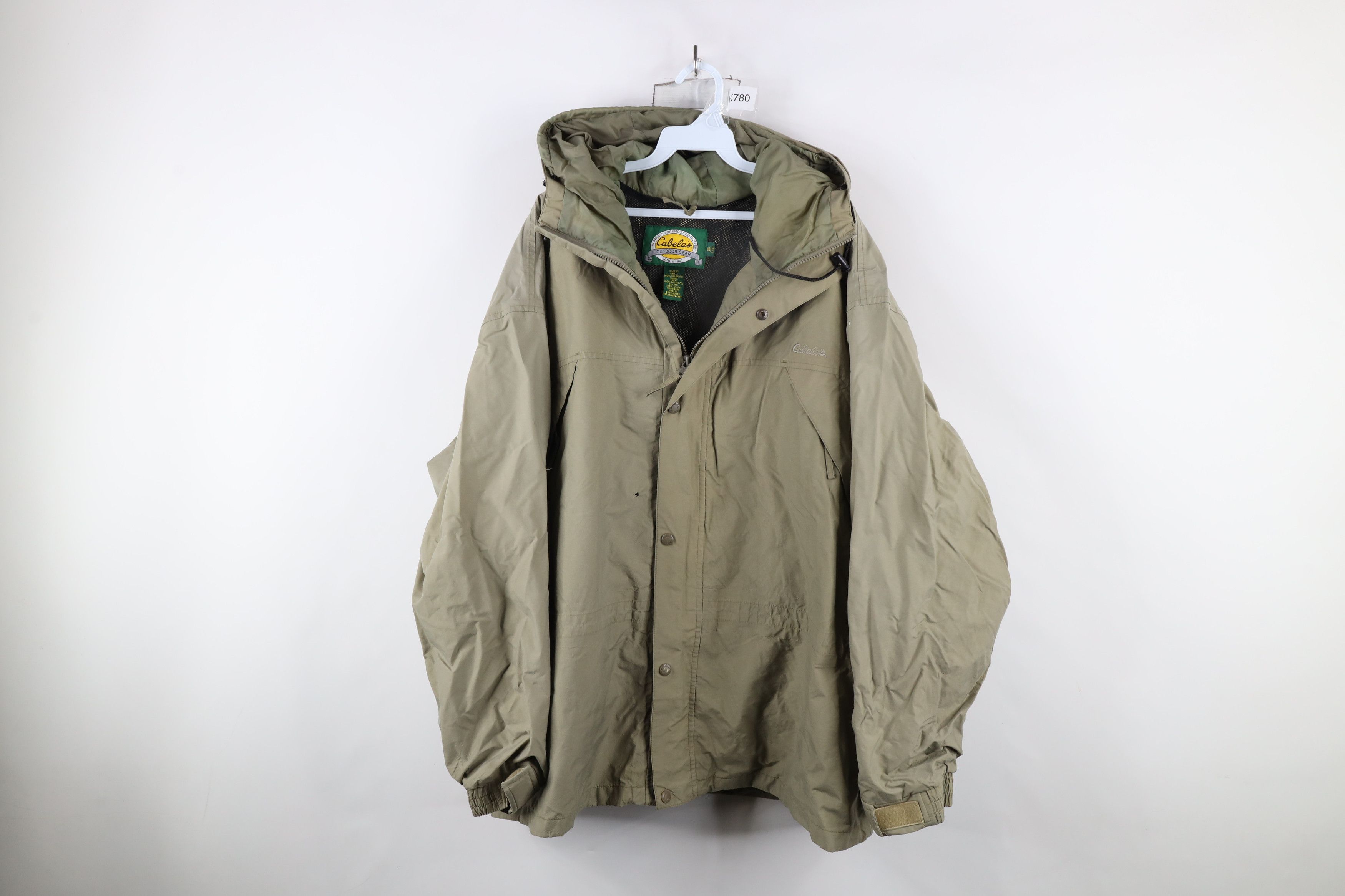 Cabelas × Vintage Vintage Cabelas Waterproof Goretex Hooded Rain Jacket Size US XXL / EU 58 / 5 - 1 Thumbnail