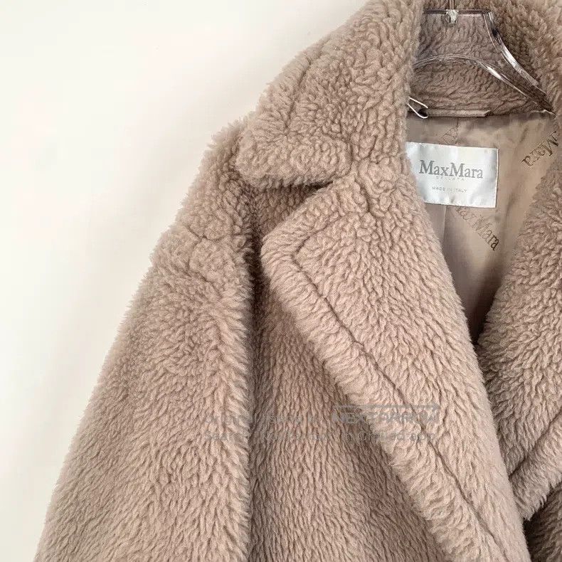 Max Mara Max Mara Brown Teddy Alpaca Hair Lapel Double Breasted Coa Size S / US 4 / IT 40 - 3 Thumbnail