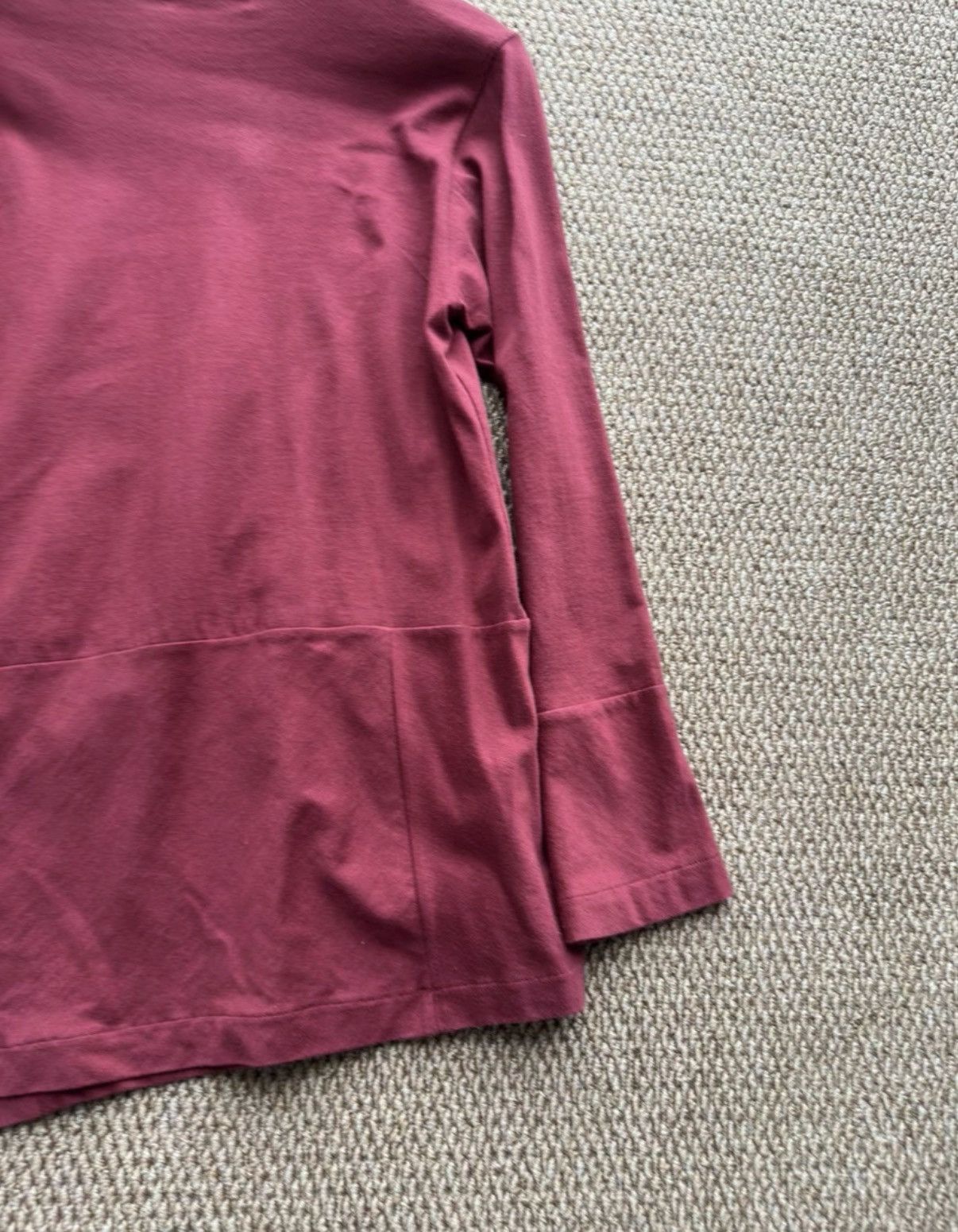 Comme des Garcons COMME des GARÇONS Brick Red Long Sleeve T-Shirt K23 Size S / US 4 / IT 40 - 6 Thumbnail