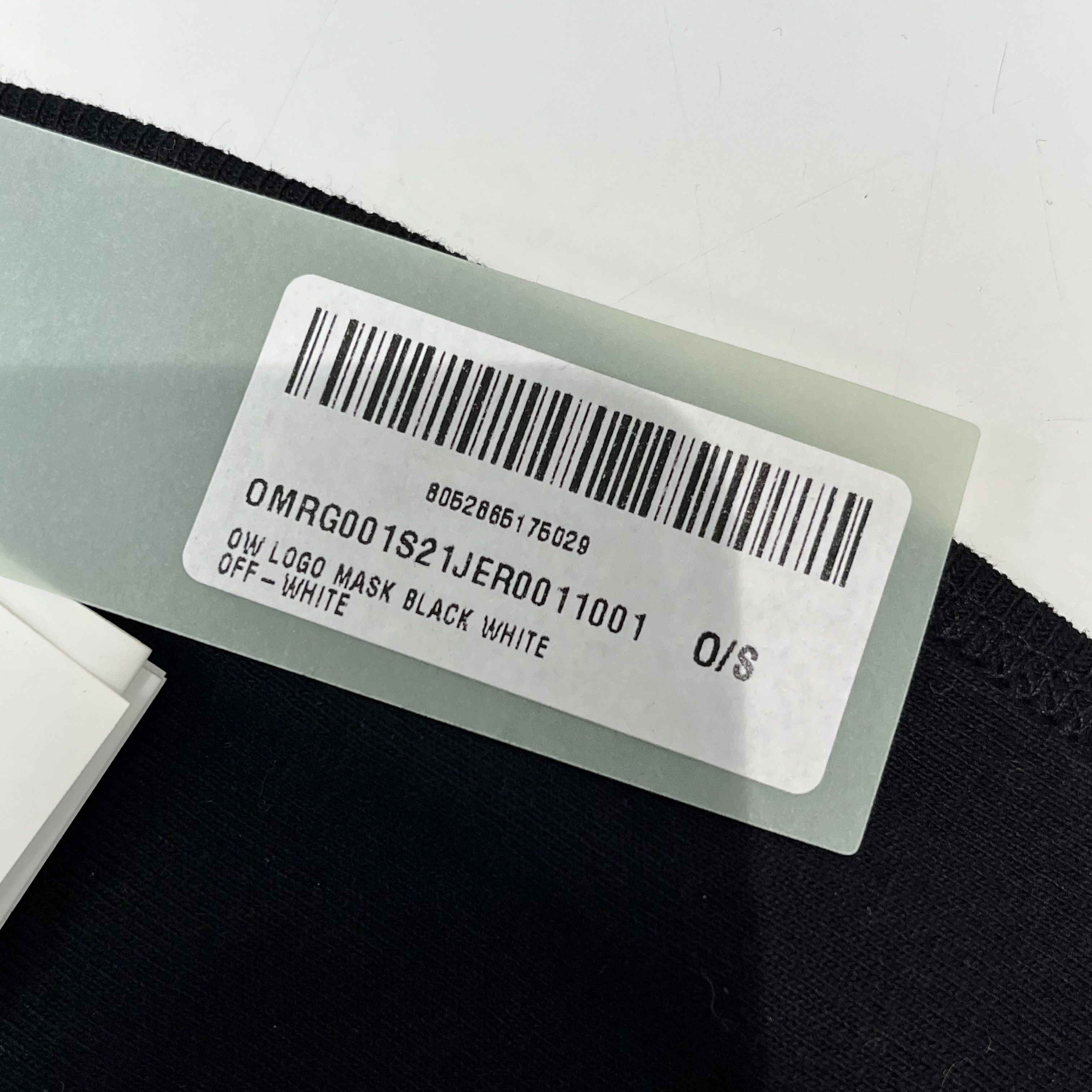 Off-White Off-White Logo Face Mask Black Size ONE SIZE - 11 Thumbnail